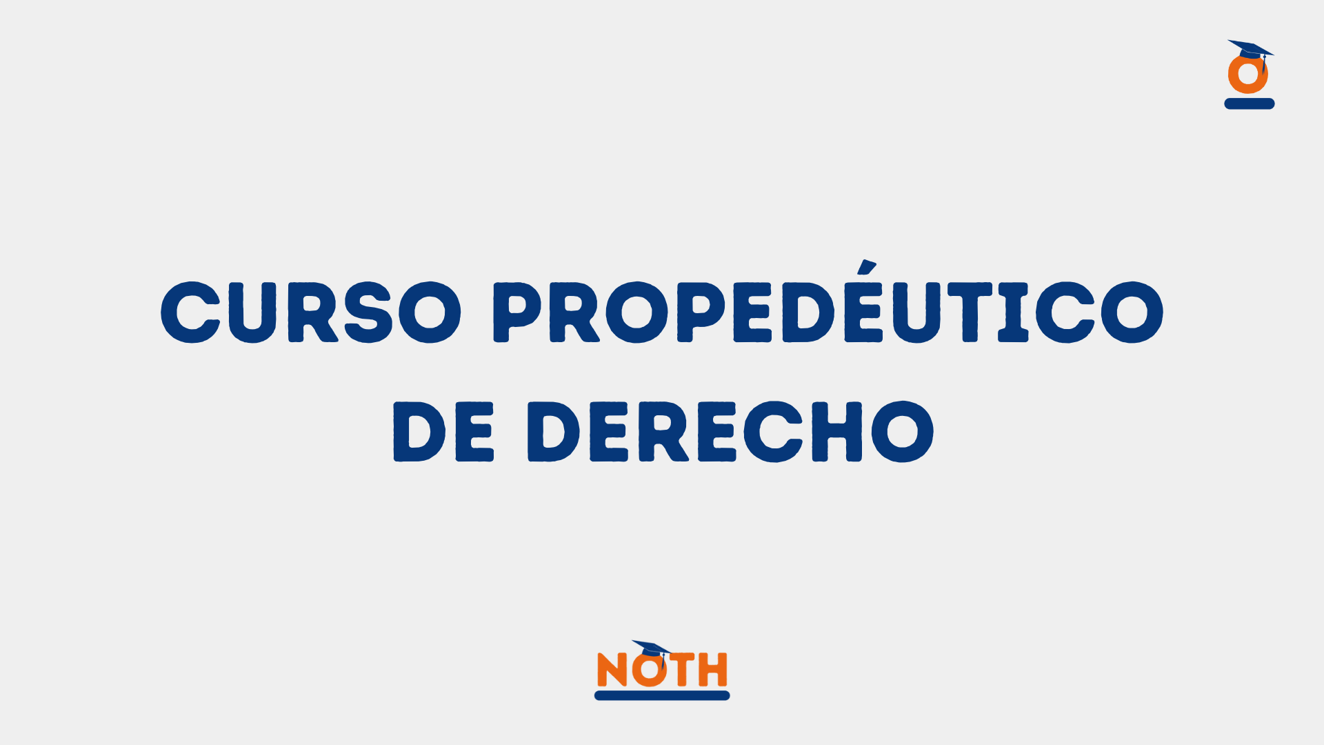 Curso Propedéutico de Derecho